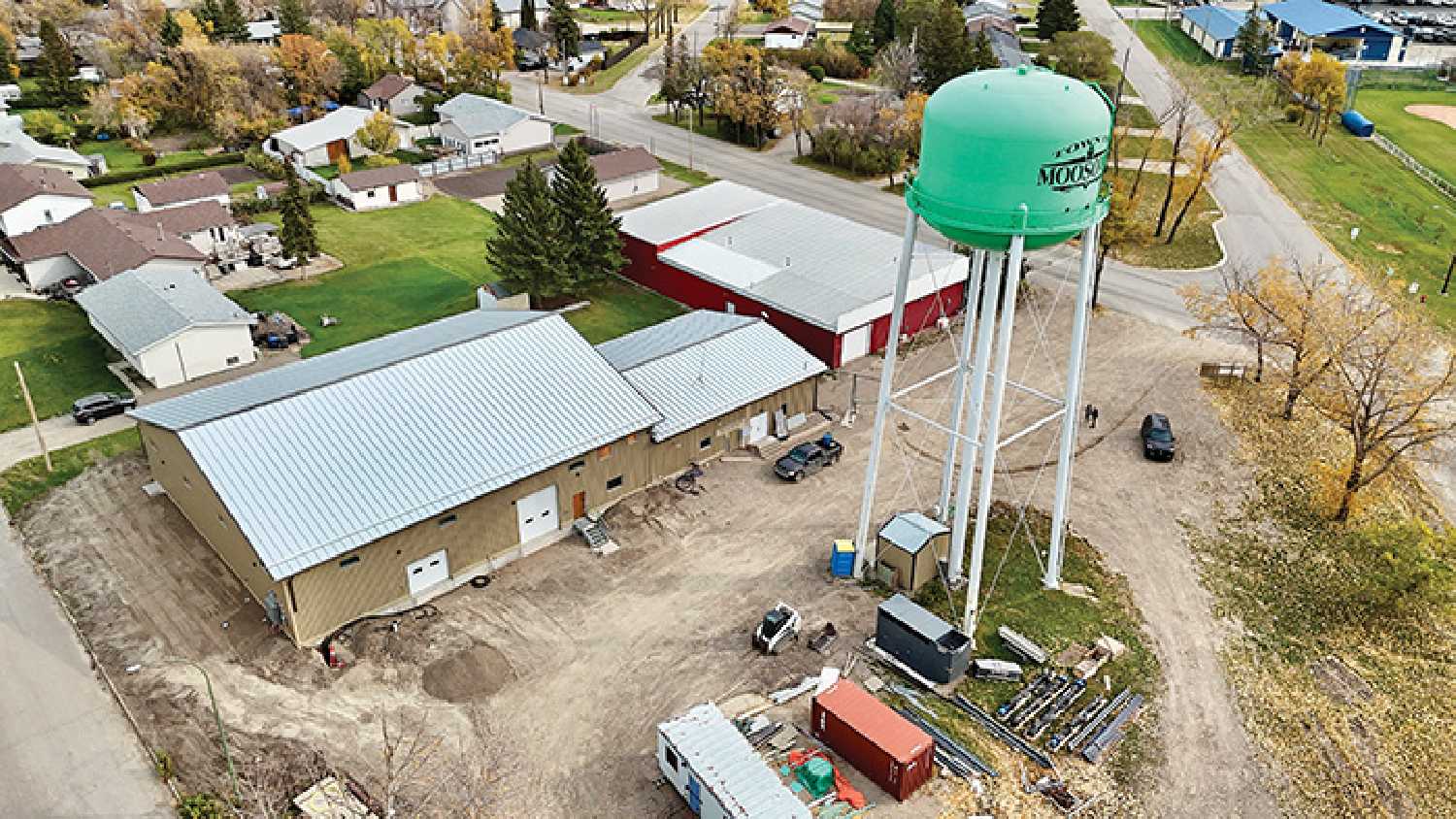 Moosomins new water treatment plant, which is set to come online in January. Nicole Taylor photo.